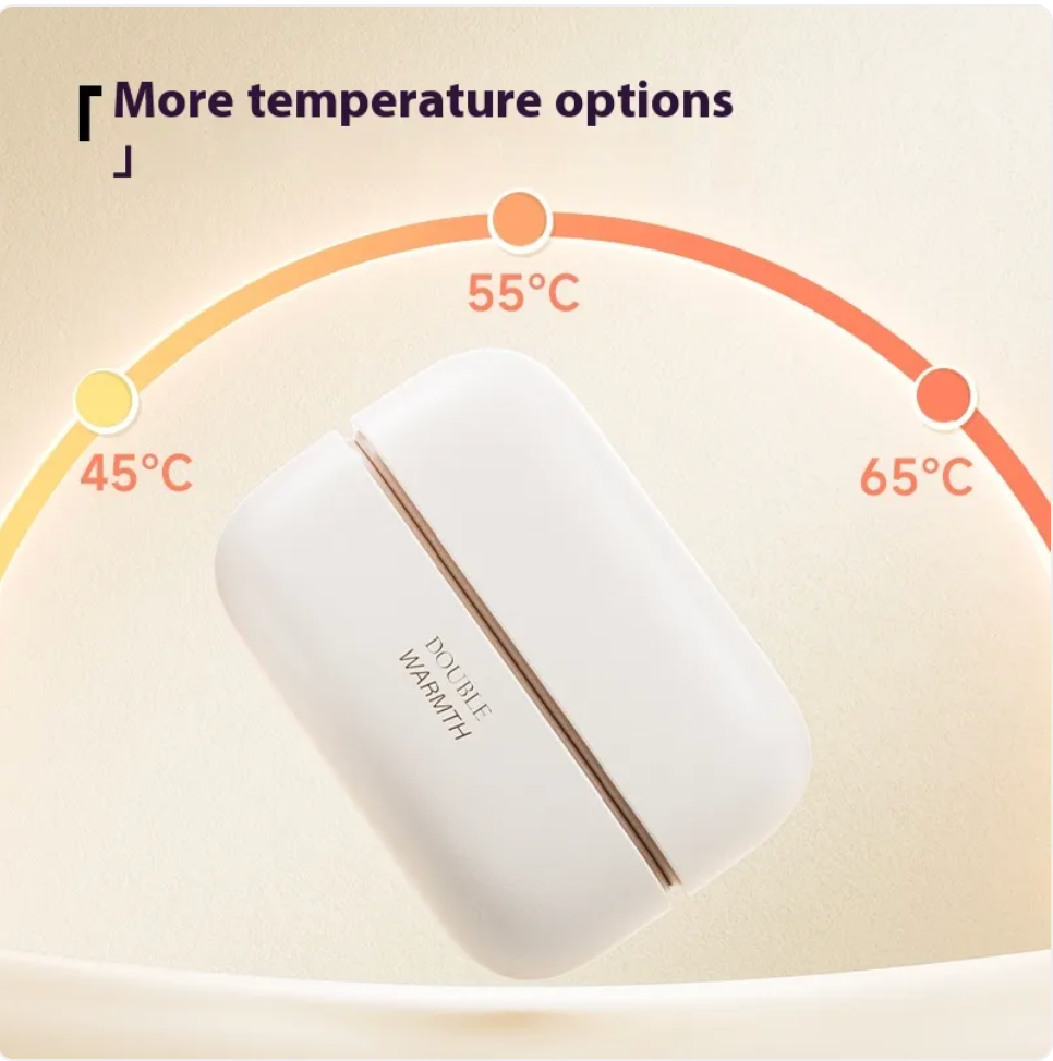Magnetic Mini Hand Warmer Heating Pad – Dual Snap-Split Design